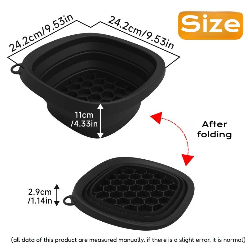 GLACÉ Face Ice Bath Bowl — Foldable Cold Plunge Tool with Built-In Ice Tray